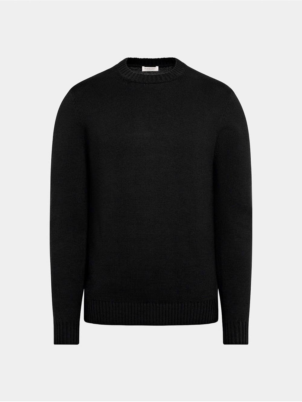 NWT Suitsupply Pure Cotton Crewneck Sweater Black Medium
